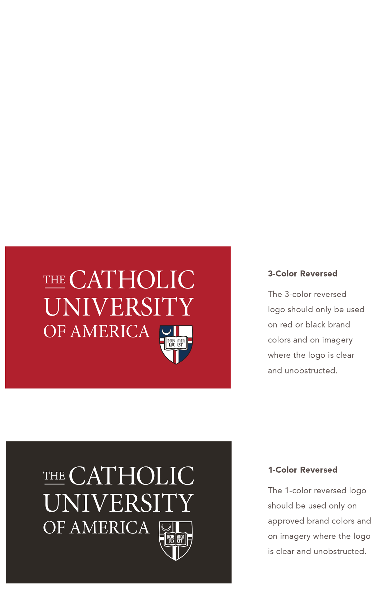 University Identity - logo color reversed