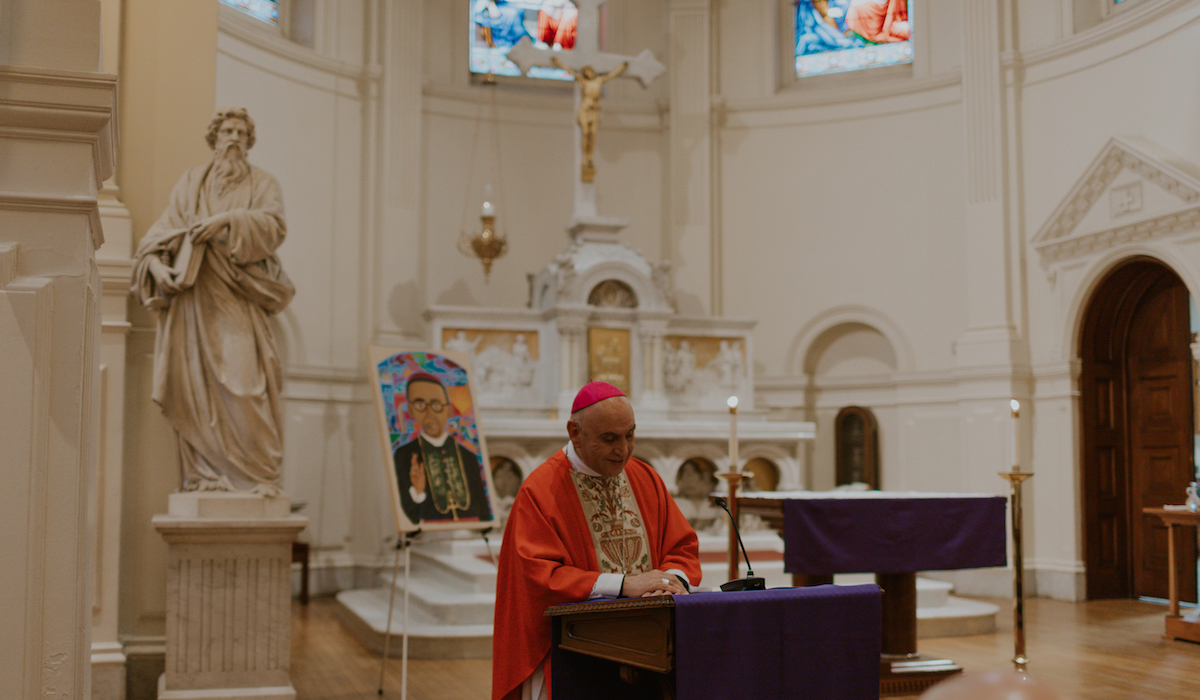 Mass being celebrated on campus
