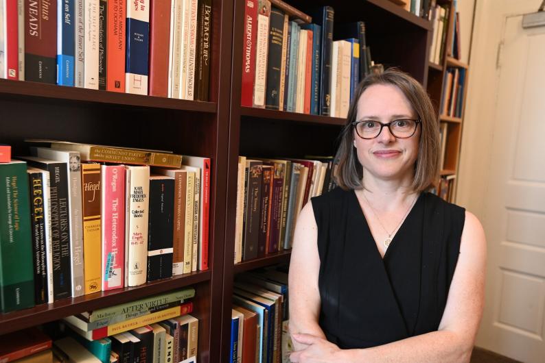 Theology professor Angela Franks
