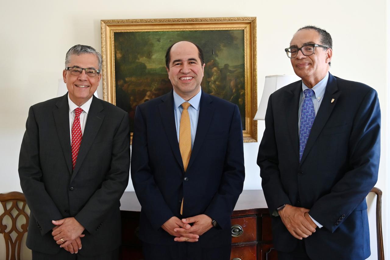 Portrait of Peter Kilpatrick, Elsayed Talaat, and Victor McCrary